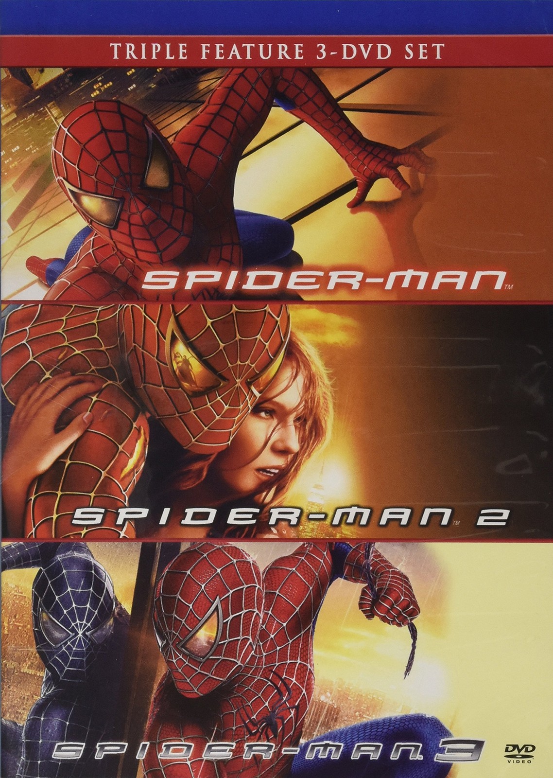 Spiderman 1-3 Triple Feature DVD NUOVO