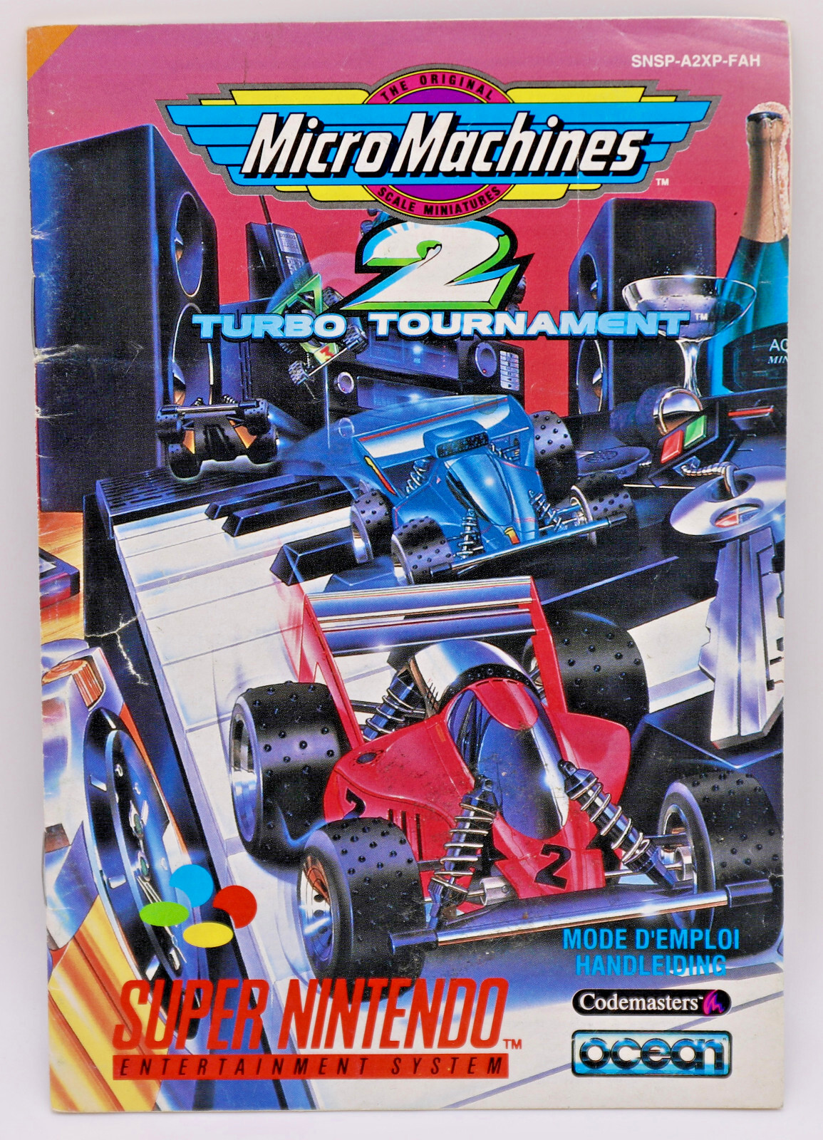 Notice Mode d'emploi Handleiding Micro Machines 2 sur Super Nintendo SNES FAH