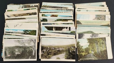 antique LOT of 167 NEW HAMPSHIRE POSTCARDS early ones