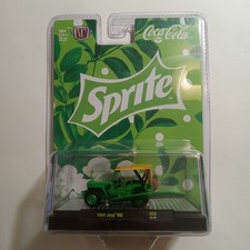 🏁🔥 CHASE 1 of 750 1944 Jeep MB - Sprite Coca Cola VHTF Rare M2 Machines