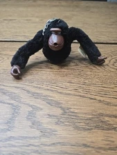 Kipling Monkey “Sven” Plush Keychain Thumb Sucking Ape Gorilla Black NO RING