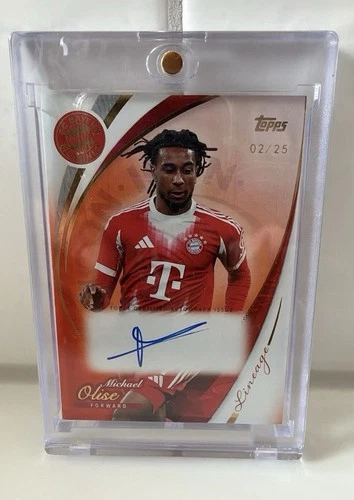 Topps FC Bayern München Lineage 25/26 Michael Olise Oncard Auto 2/25