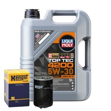 Motoröl 5W30 LIQUI MOLY Top Tec4200 5L+HENGST Ölfilter