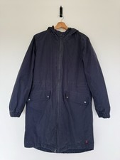 Joules Right As Rain Waterproof Breathable Detachable Hooded Jacket Size 12 Blue