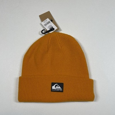 Quiksilver Beanie Hat Cap Men s Orange One Size Outdoor Performer 2 NEW