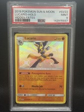 2019 Pokemon Lucario SV22/SV94 PSA 9 Mint Hidden Fates: Shiny Vault Holo on eBay