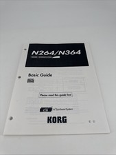 Korg N264 N364 Guida Base E Manuale di Servizio. Spedizione veloce. Guida.
