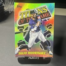 Julio Rodriguez Titans Of The Game Foil 2026 Topps Series 1 Card TOG-20 Mariners