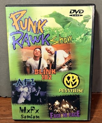 PUNK RAWK SHOW (2000) DVD Blink 182 Pennywise MXPX Face To Face Samiam Music 