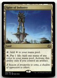 Spire of Industry 184/184 Aether Revolt Rare Land