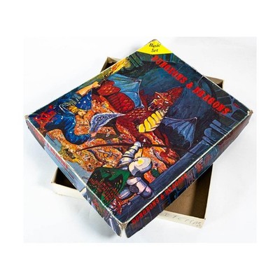 TSR Basic D&D  Dungeons & Dragons - Basic Set (2nd, Lizard Logo), Box Onl Fair