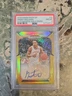 2019 Panini Prizm DP Grant Williams GOLD Rookie 10/10 Auto PSA 8