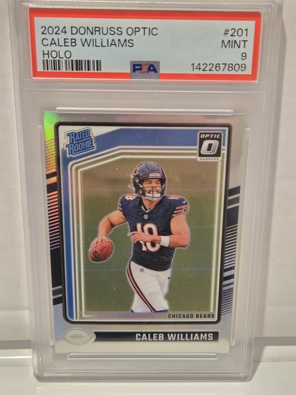 2024 Panini Donruss Optic - Rated Rookie Caleb Williams #201 Holo Prizm (RC)