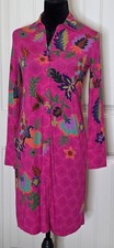 Johnny Was Janie Favorite Shirt Dress Womens Sz XS Pink Verney Floral Print NWT