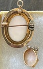 Vintage 10K Gold Cameo Pendant & Charm 5 Grams Great Condition & Detail — photo 5