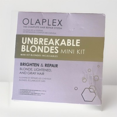Olaplex Unbreakable Blondes Mini Kit Brightening Repair Blonde Gray Hair