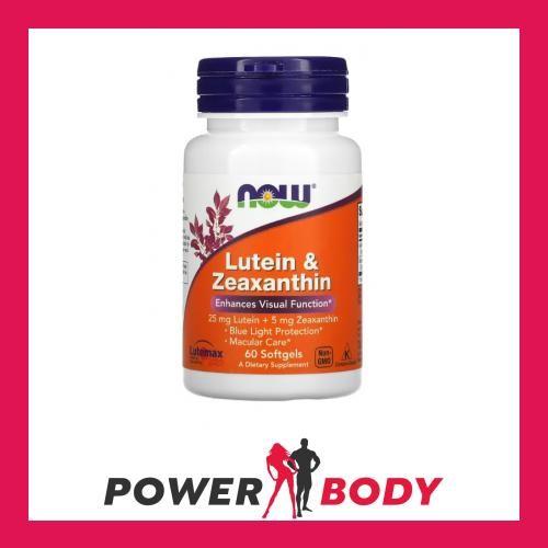 NOW Foods - Lutein & Zeaxanthin - 60 softgels