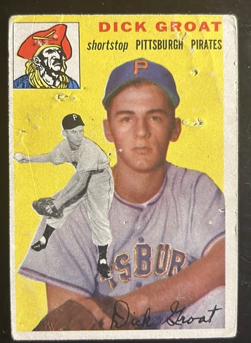 Dick Groat #43 1954 Topps card