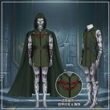 Cosplay Doctor Doom Jumpsuits Cloak Masks Costume Superhero Halloween Suits