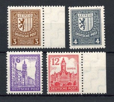 SBZ West-Sachsen MiNr. 150-155 X postfrisch (B0386