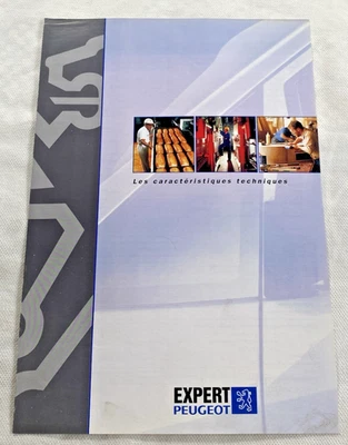Brochure de Vente PEUGEOT Expert Caractéristiques Techniques - 1995 - Bel Etat. - Photo 1/3