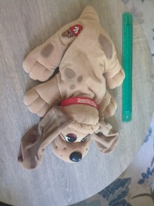 Vintage Galoob Pound Puppies 1997 Plush Dog Puppy Tan Brown Stuffed Animal Toy