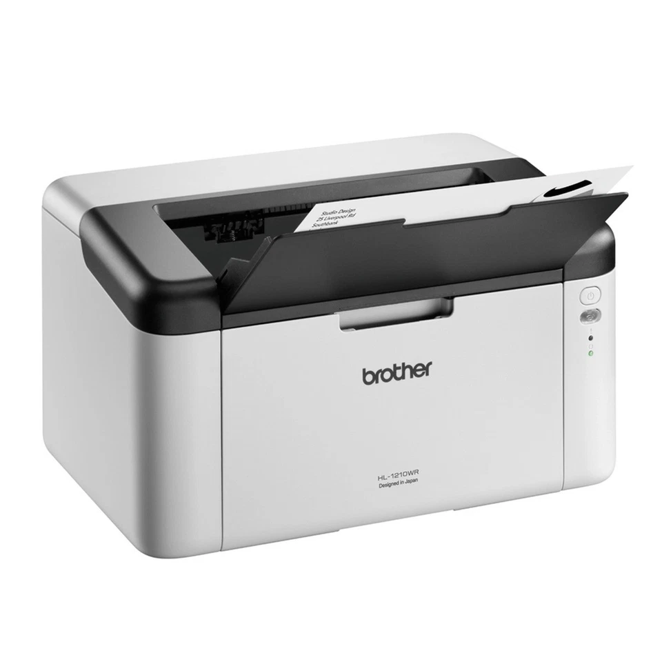 Brother HL-1210W Wireless Monochrome Laser Printer A4 20ppm 2400x600 DPI Black - Image 2 of 4