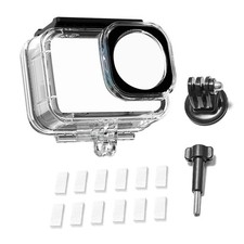 Underwater Housing Case for DJI Osmo Action 6 with Optical Glass Lens Cover