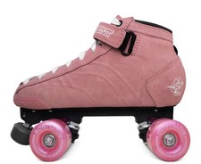6 Bont Skates Prostar Pink Bubble Gum Professional Roller Skates Light Up Wheels