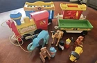 Vintage 1973 Fisher Price #991 Circus Train 5 Animals,4 Train, 3 Little People