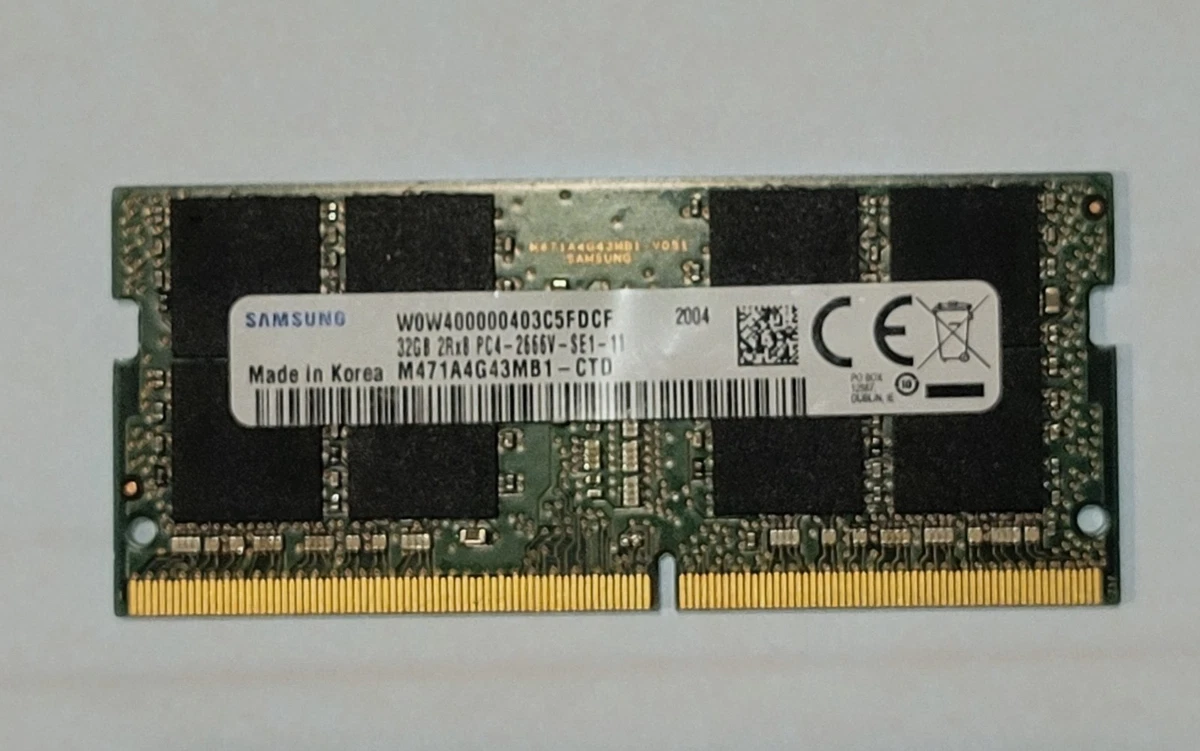 Samsung DDR4 SDRAM 32 GB Total Capacity Memory (RAM) for sale - eBay