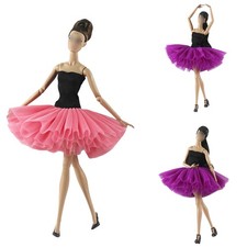 1/6 Ballet Skirt Girl Toys For 11.5" Barbie Doll Princess Dolls Clothes Dress