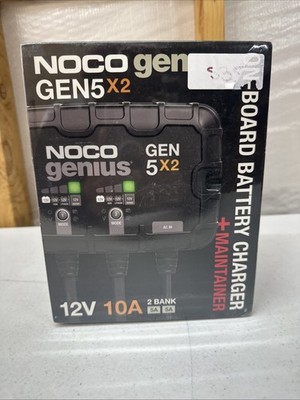 NOCO Genius GEN5X2 12V Onboard Battery Charger 10A with Maintainer