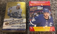 2020-21 Upper Deck Series 2 NHL Hockey Lot of 2: Retail Tin + Mega Box Brand New