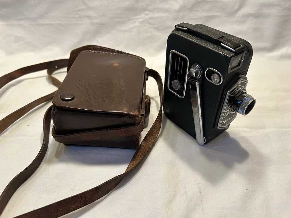 Agfa Movex 8 Filmkamera mit orginal Ledertasche - Bild 2 von 4