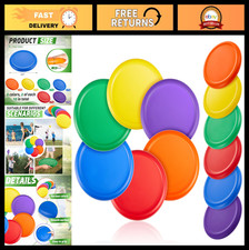 8" Soft Foam Flying Discs - Kids Outdoor Toy for Sports, Games  Beach Fun - 6 C