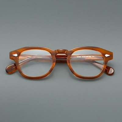 Johnny Depp Reading Glasses Men Women Readers Thick Acetate Retro Eyeglass frame