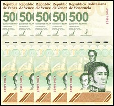 Venezuela 500 Bolivar Digital (Digitales), 2023-2025, P-121, Used X 5 PCS