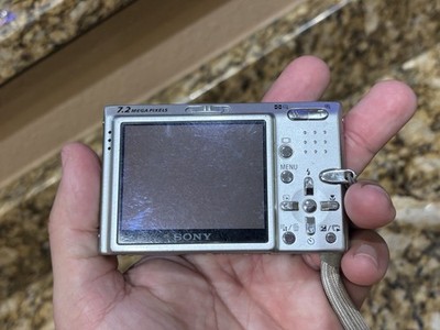 Sony Cyber-shot DSC-T10 7.2MP Digital Camera - Silver for sale