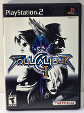SoulCalibur II PlayStation 2 PS2 Namco 2003 w/ Manual, Demo, Regs. Card, Cover