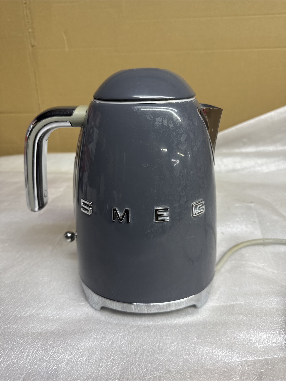 Smeg KLF03GRUK 1.7L Retro 50s Style Kettle Slate Grey No Power