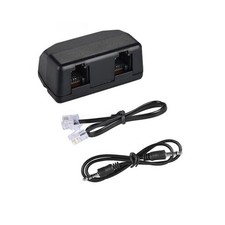 Analog Telephone Adapter for Split The Line to and Voice Black