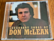 Legendary Songs Of Don Mclean CD Play tested VG++-LR Legendary Songs Of Don Mclean CD Play tested VG++-LR