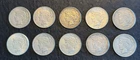 Lot Of 10 USA Peace Silver Dollars Mixed Lot 90% Silver
