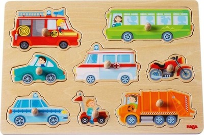 HABA - Greifpuzzle Fahrzeug-Welt, 8 Teile