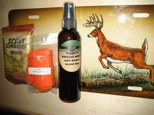 LOGGER'S *NATURAL* WHITE -OAK 4oz ACORN DEER ATTRACTOR +CLEAN UP KIT