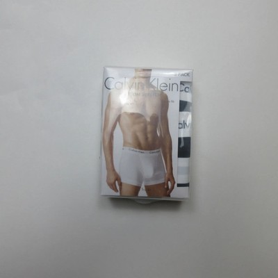 Calvin Klein Herren Trunks Unterwäsche Boxershorts M 3er Pack Cotton Stretch