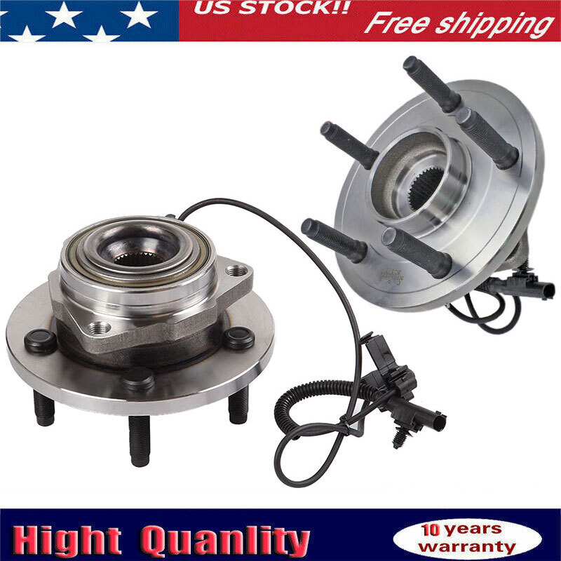 Pair (2) Front Wheel Bearing & Hub For Dodge Ram Dakota Mitsubishi