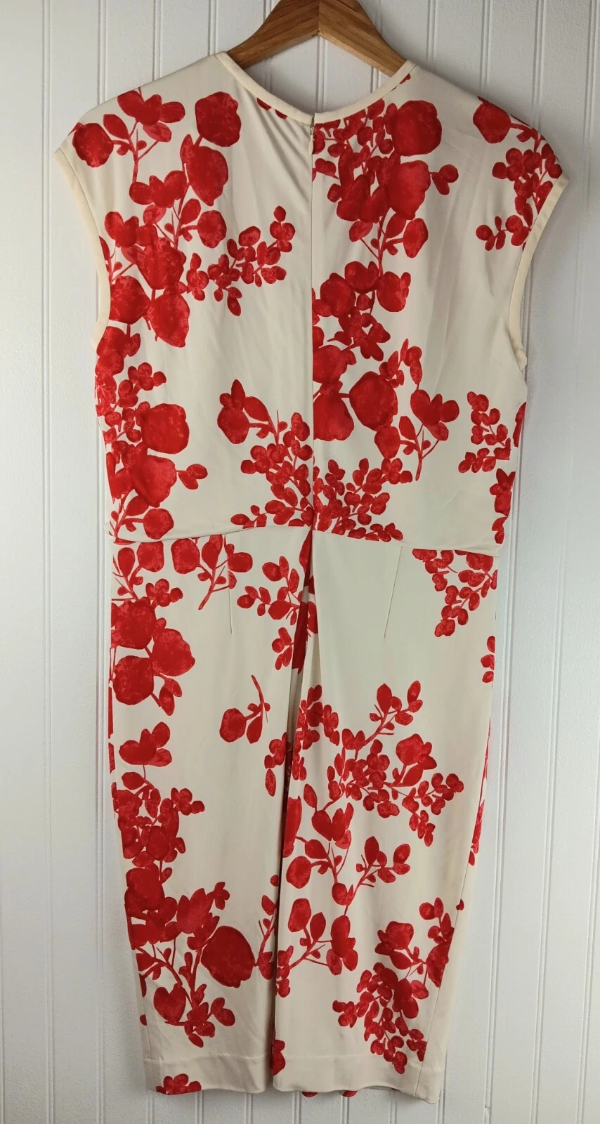 Abito nuovo con etichette Tory Burch ""Lydie"" guaina rosso pepe issy taglia M #51142415