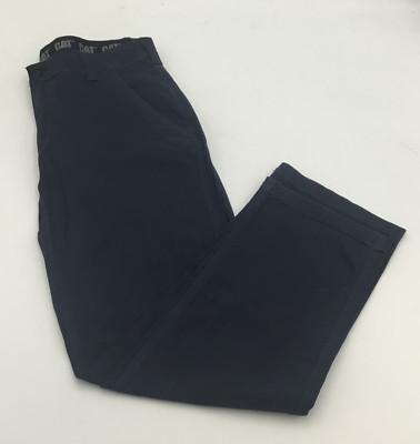 CAT Men's Flex Waist Band Cellular Pocket Utility Pants , Navy, 32 X 29